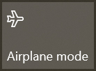 Airplane mode tool