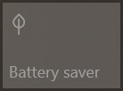 Battery saver tool