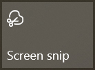 Screen snip tool