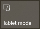 Tablet mode tool