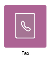 Printer menu will include Fax if this option has been installed on the printer