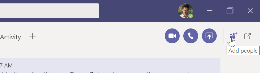 Add People to a chat session